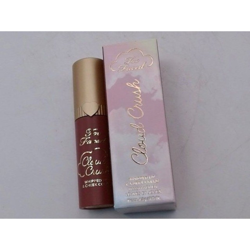 Too Faced - Cloud Crush Whipped Lip & Cheek Color, Bed of Roses,BRAND NEW IN BOX